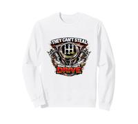 Passionné de Voiture, conducteur de Transmission Manuelle drôle Sweatshirt