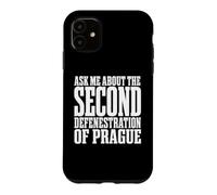 Passionné d'histoire, posez-Moi Une Question sur la défenestration de Prague Coque pour iPhone 11