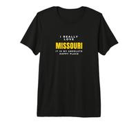 Passionné du Missouri, J'aime Vraiment Cave T-Shirt Haut de Gamme