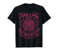 Passionnée de Crochet, J'Ai Un 9 mm et Je Sais Comment l'utiliser T-Shirt