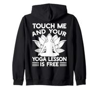Passionnés De Pilates Touch Me & Your Yoga Lesson Free Sweat à Capuche