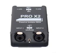 Passive Audio Isolator 2-Channel DI Box Noise pour eliminator