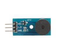 Passive Buzzer Module 15Pcs | Low Level Trigger Audio Alarm for Microcontrollers | 3.3V - 5V with 9012 Triode Driver & Mounting Holes