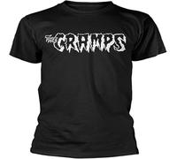 Passive The Cramps 'Logo' T-Shirt - New & Official! Manches Courtes(X-Large)