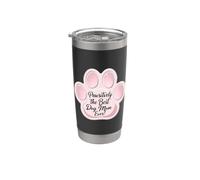 Passivement, la meilleure maman pour chiens de tous les temps pour la fête des mères Gobelet isotherme en acier inoxydable double paroi