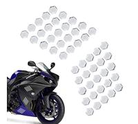 PASSOGE DU DE MOTEUR - 2 Poignée De Genouillères Latérale Glissement | Autocollant De Protection Du Réservoir De Motos | Feuilles De Motocyclistes Hexagonales Haute Q