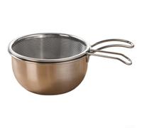 Passoire 304 Maille Fine pour Légumes Fruits Passoire 304 Maille | Maille ultra-fine, retient petits grains, fruits légumes, pour facile nettoyage, inox