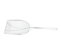 Passoire à Aliments Frits en Acier Inoxydable, Long Manche | Tamis Perforé, Nettoyage Facile et Rangement Suspendu, pour Pâtes et Nouilles, Usage la Cuisine, Couleur Argenté
