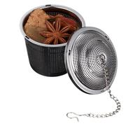Passoire à boule d'assaisonnement - Infuseur en maille d'acier inoxydable, panier de filtre à thé | Support réutilisable pour la cuisson des soupes, ragoûts, bouillons, thé en vrac, approvisionnement