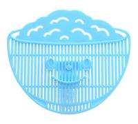 Passoire à clipser 10, 2 x 12, 7 cm en PP de qualité alimentaire pour riz dans un bol Passoire à clipser pour casseroles avec expression souriante pour le lavage du riz/nouilles/fruits/légumes