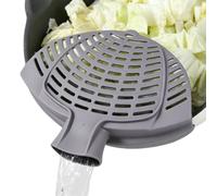 Passoire à clipser pour évier de cuisine en caoutchouc | Passe au lave-vaisselle pour casseroles, poêles, tasses et bols pour égoutter les pâtes, le riz, les nouilles, les légumes