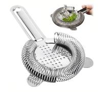 Passoire à Cocktail Inox Filtre de Bar Hawthorne Lot de 2 Passoires pour Shaker Accessoire Professionnel en Acier Inoxydable 304 avec Ressort Spirale pour Filtrer Glaçons et Fruits
