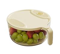 Passoire À Fruits De Riz, Laveuse De Riz En Plastique Sûr Passoire Bol Avec Couvercle De Vidange, Rinser Avec Poignée Pour Légumes Fruits Grains Haricot