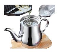 Passoire À Huile Passoire Filtre,entonnoir En Acier Inoxydable Cuisine De Cuisson Filtre À Huile Pot Passoire À Huile De Cuisine Séparateur De Filtre À Huile D'acier Inoxydable (Size : 0.75L)