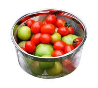 Passoire à légumes en métal - Passoire pratique en maille fine | Panier vapeur étanche | Passoire à légumes multifonction | Passoire à légumes en métal pour autocuiseurs et casseroles