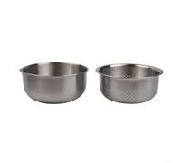 Passoire à légumes et saladier en acier inoxydable avec marquage de mesure pour une exécution constante des recettes (M)