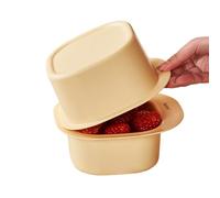 Passoire à légumes, récipient égouttoir pour baies | Panier à linge double couche pour les baies, les cuisiniers, les étudiants, les dortoirs, les voyageurs, les salles d'artisanat