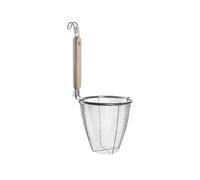 Passoire à mailles fines cuit-pâtes en inox avec poignée bois 13 cm Lacor