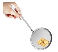 Passoire À Mailles Fines - Écumoire En Acier Inoxydable De Qualité Alimentaire De Qualité Supérieure De 10 Cm, Séparateur De Mousse D'écume De Bouillon À Long Manche, Cuillère De Filtration De Graisse