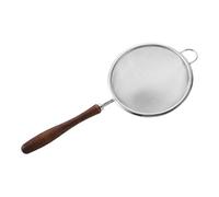Passoire à mailles fines en acier inoxydable - Tamis portable pour la cuisine | Écumoire de cuisine | Accessoires de cuisine pour brasser, frire, matcha, cocktails, thé en vrac | Durable et
