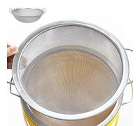 Passoire à mailles fines, filtre à miel à émulsion à 60 mailles | Tamis rond en acier inoxydable, tamis de fil pour peinture, liquide de refroidissement moteur, maison, résine