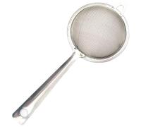 Passoire à mailles fines, tamis à matcha en acier inoxydable avec passoire long manche pour aliments, thé, riz, huile, nouilles, fruits, légumes, tamis matcha