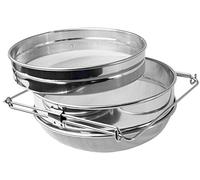 Passoire à miel double en acier inoxydable pour apiculture