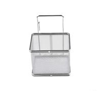 Passoire à pâtes en acier inoxydable - Passoire à mailles fines pour nouilles, boulettes, spaghettis et légumes - Tamis de cuisine profond avec poignée pour faire bouillir, cuire à la vapeur et rincer