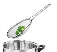 Passoire à pâtes | Tamis de cuillère en acier inoxydable | Cuillère portable pour friteuse à graisse profonde, passoire d'araignée pour frire, boulettes de viande, spaghetti, COC de nouilles