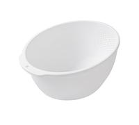 Passoire à riz, égouttoirs de bol à passoire, nettoyeur alimentaire multifonctionnel, robuste améliore l'efficacité, facile à utiliser, adapté aux familles pour la cuisine, 26 x 22 x 12 cm