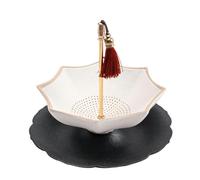 Passoire à thé délicate en forme de parapluie, fabriquée à partir de céramique fine et de cuivre, pour le plaisir du thé, pour les amoureux