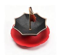 Passoire à Thé en Céramique de Parapluie, Infuseur Thé en Vrac Rotatif, Trous de Filtration Fins, Poignée en Cuivre, pour Cérémonie du Thé, L'infusion du Thé Maison et Bureau(Black)