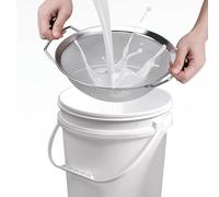 Passoire à thé en maille fine, filtre à thé en vrac, tamis rond en acier inoxydable à 60 mailles en acier inoxydable avec poignée pour peinture tout usage