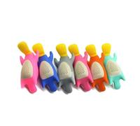 Passoire À Thé En Silicone, Forme Eenvironnementale, Dessin Animé, Haute Qualité, 6 Couleurs, 1 Pièce