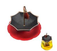 Passoire À Thé Parapluie, Pores Fins Style Chinois Avec Soucoupe, Passoire À Thé En Céramique En Forme De Parapluie, Pour Café Façon Kung Fu, Cuisine, Dîner, Cérémonie,