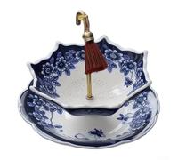 Passoire à thé rotative en forme de parapluie pour feuilles mobiles et marc de café, accessoire de cuisine, accessoire de cuisine (blanc)