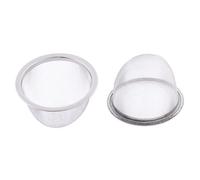 Uxcell Passoire à thé ronde en inox maille 2 pièces 75x55 mm