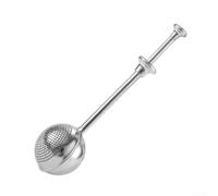 Passoire à thé télescopique en acier inoxydable pour thé vert - Panier à infuseur sphérique antirouille 18 cm (2)