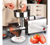 Passoire à Tomates Commerciale Presse-agrumes électrique à passoire, presse-agrumes, presse-fruits, 90-160 kg/h, outil de broyage en acier inoxydable pour aliments commerciaux