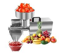 Passoire à Tomates Commerciale Presse-fruits électrique en acier inoxydable pour la préparation de purées, de sauces et autres aliments.