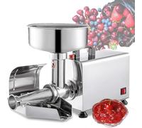 Passoire à tomates électrique 450 W en acier inoxydable, séparateur automatique de graines pour confiture, presse à fraiser les aliments commerciaux