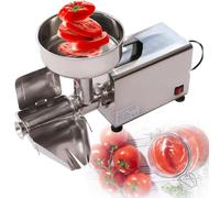 Passoire à tomates électrique 450 W, moulin à tomates en acier inoxydable 304 avec grand entonnoir, moteur en cuivre pur de 50 à 60 kg/h, passoire alimentaire et machine à sauce pour sauce tomate