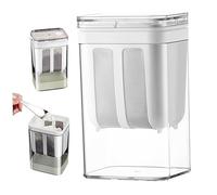 Passoire à yaourt 1100 ML Passoire à fromage sans BPA avec une maille fine et un couvercle Filtre jus étanche Machine lait de noix pour faire du yaourt grec épais, du lait de soja, utilisation en