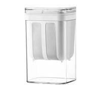 Passoire à yaourt avec couvercle, 1,8 l - Passoire à mailles fines - Ustensile de cuisine pour séparer le lactosérum, le lait de soja, le jus de fruits, le kéfir, le café et les soupes claires