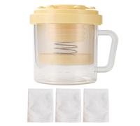 Passoire À Yaourt Avec Couvercle | Passoire À Yaourt Pour Cuisine - Accessoire Réutilisable Multifonction Pour Préparations Maison Et Cuisine