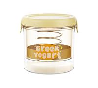 Passoire à yaourt avec couvercle simple intuitif multifonction | Gadgets de cuisine en maille fine faits maison, réutilisables, faciles à nettoyer, polyvalents, pour lait de soja, fromage