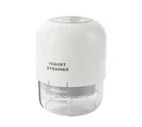 Passoire à yaourt de type petite presse | Passoire amovible en maille fine de 13 x 18 cm | Passoire alimentaire pour fromage, sauce, jus, café, thé, lait, cuisine, maison