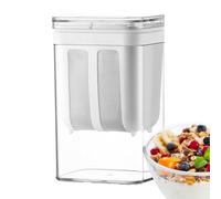 Passoire à yaourt en acier inoxydable - Filtre lourd de 1800 ml, machine à fromage labneh à mailles fines | Sac à lait de noix de café à froide, séparateur de lactosérum multicouche, outil de