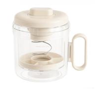 Passoire à yaourt et presse à tofu pour fromage maison et lait de noix avec couvercle anti-poussière et récipient transparent avec échelle de mesure (mètres, blanc)