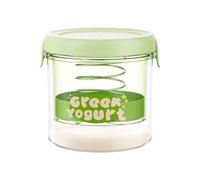 Passoire à yaourt faite maison avec couvercle, séparateur de yaourt à mailles fines - Ustensile de cuisine polyvalent pour yaourt, lait de soja, fromage et autres produits laitiers